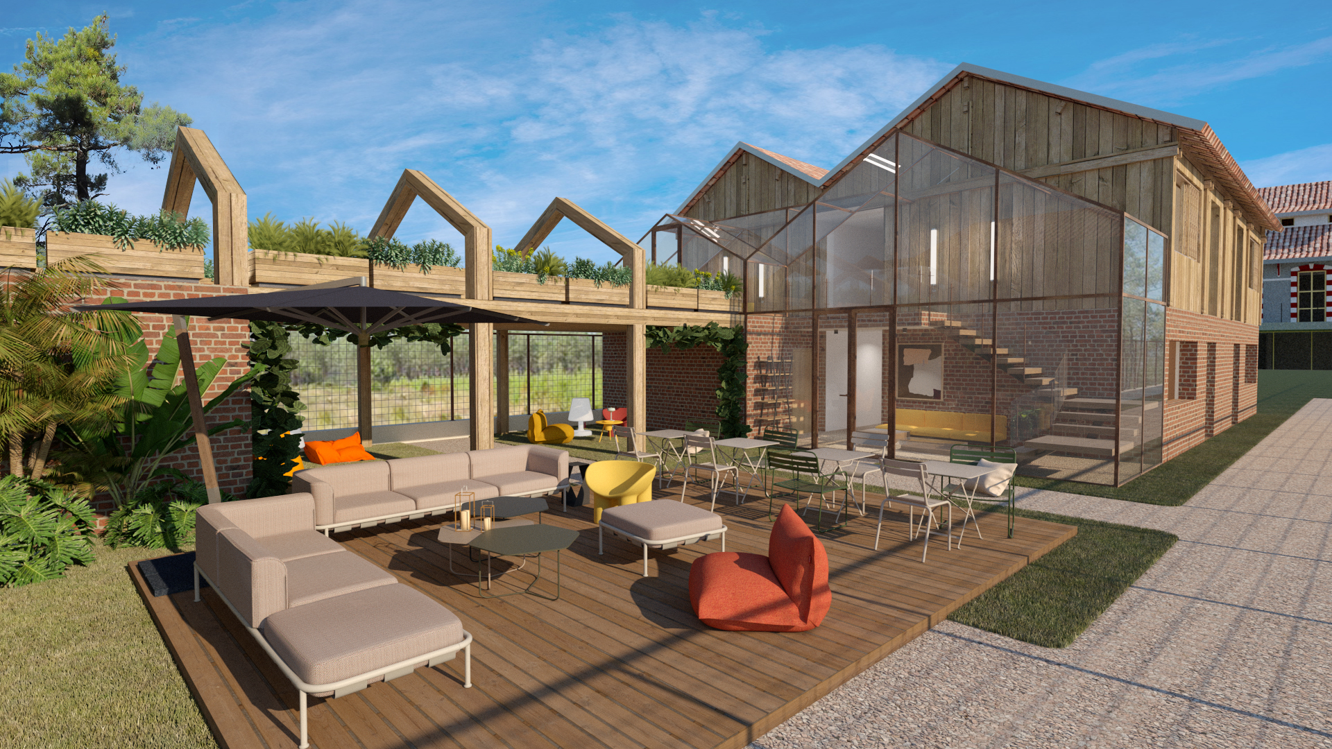 Projet Beethoven - Habitat particulier à Mortagne sur sèvre en Vendée, proche de la Roche-sur-Yon. Rénovation d'une cuisine. Alexandre Cousseau architecte d'intérieur Pays de la Loire