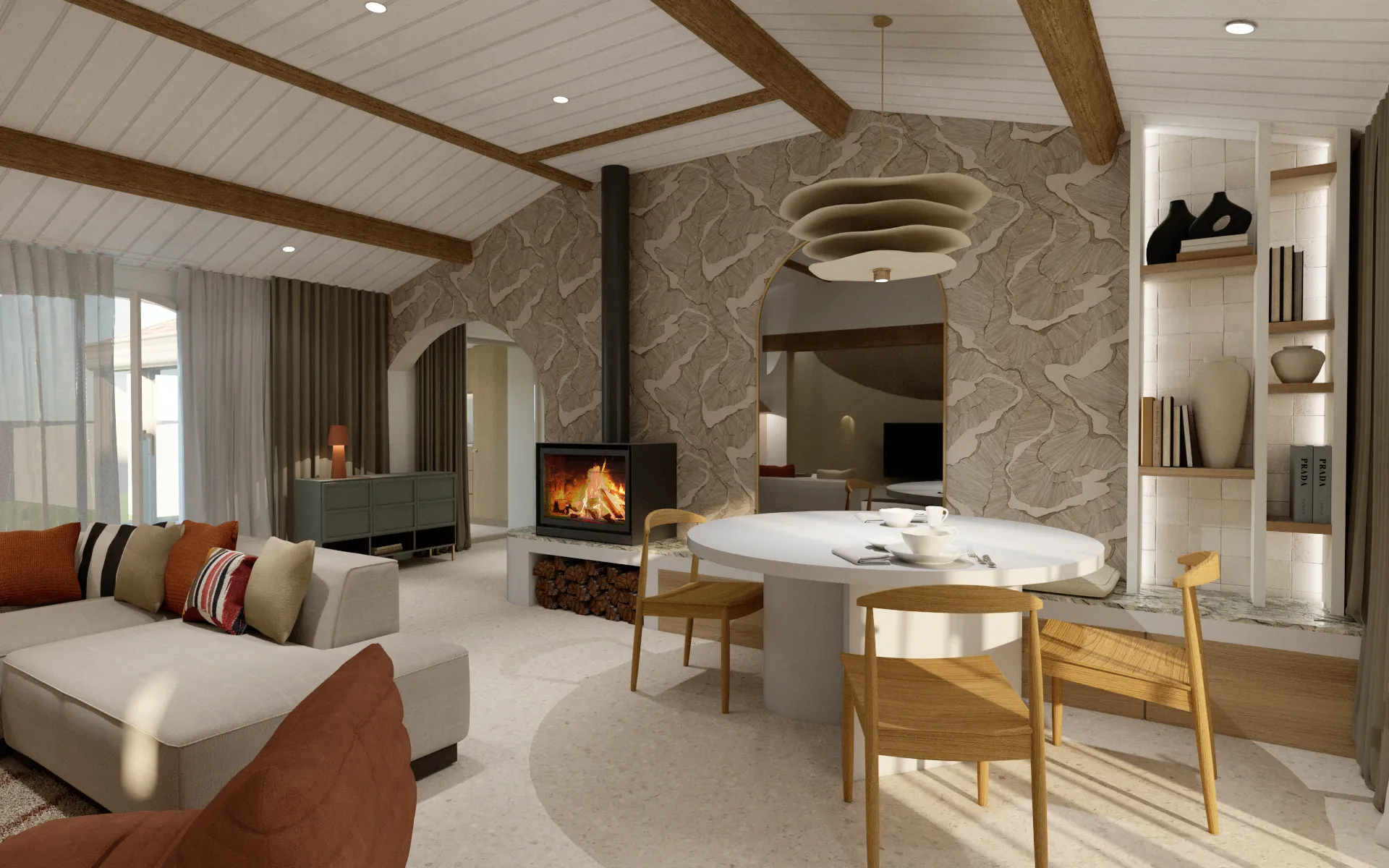 Projet Berma - Projet habitat particulier à Brétignolles sur mer proche des Sables d'Olonnes en Vendée. Rénovation d'une maison secondaire. Alexandre Cousseau architecte d'intérieur à Redon Pays de la Loire