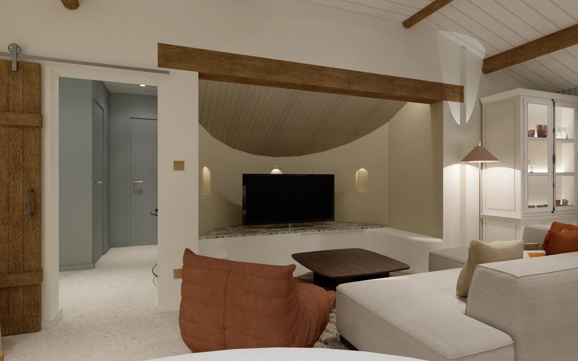 Projet Berma - Projet habitat particulier à Brétignolles sur mer proche des Sables d'Olonnes en Vendée. Rénovation d'une maison secondaire. Alexandre Cousseau architecte d'intérieur à Redon Pays de la Loire