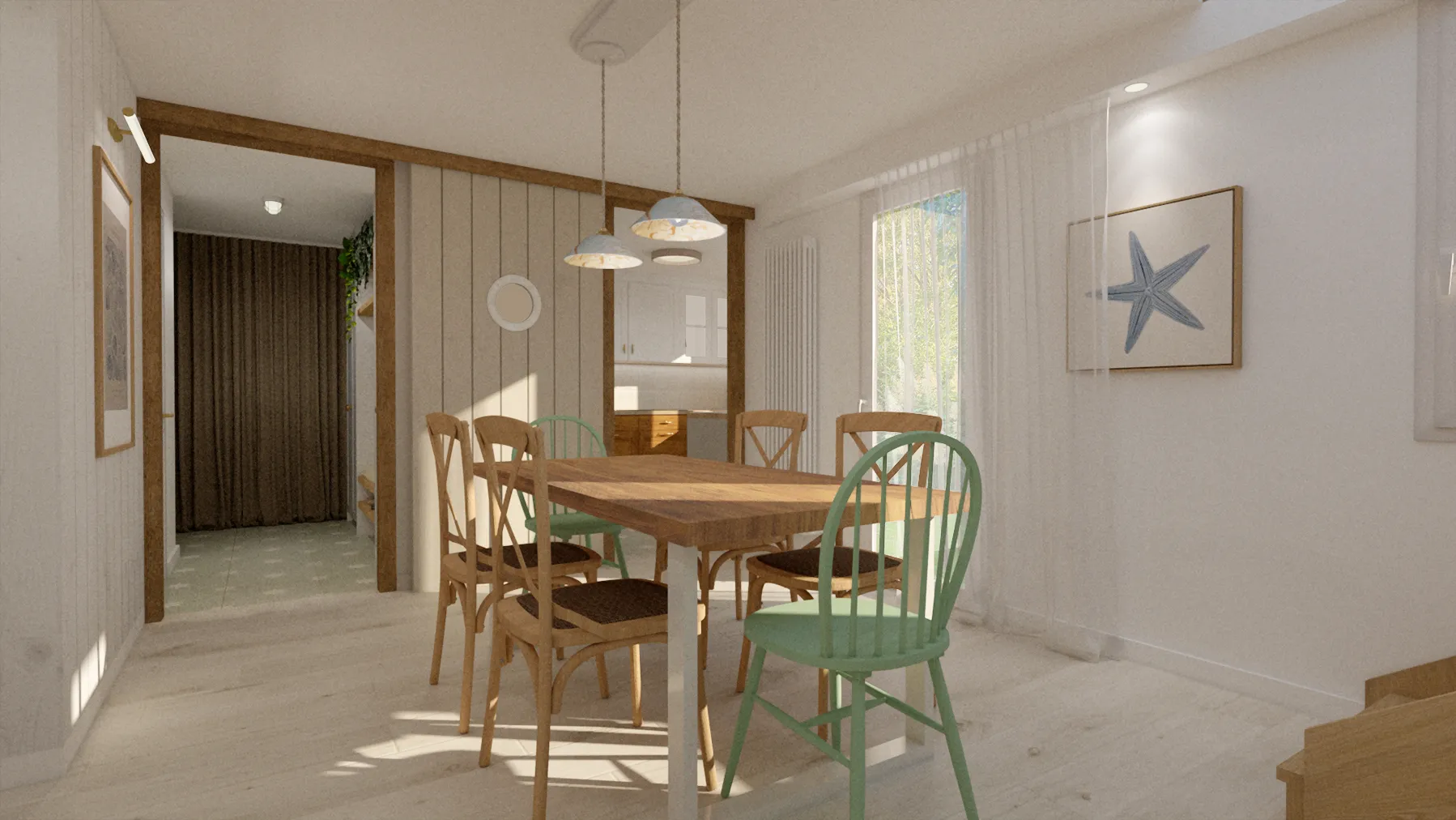 Projet Boineau - Projet particulier habitat à Piriac sur Mer en Loire Atlantique proche de Guérande. 
Décoration intérieur en bord de mer et réaménagement de la pièce de vie. Alexandre Cousseau architecte d'intérieur à Redon en Pays de la Loire