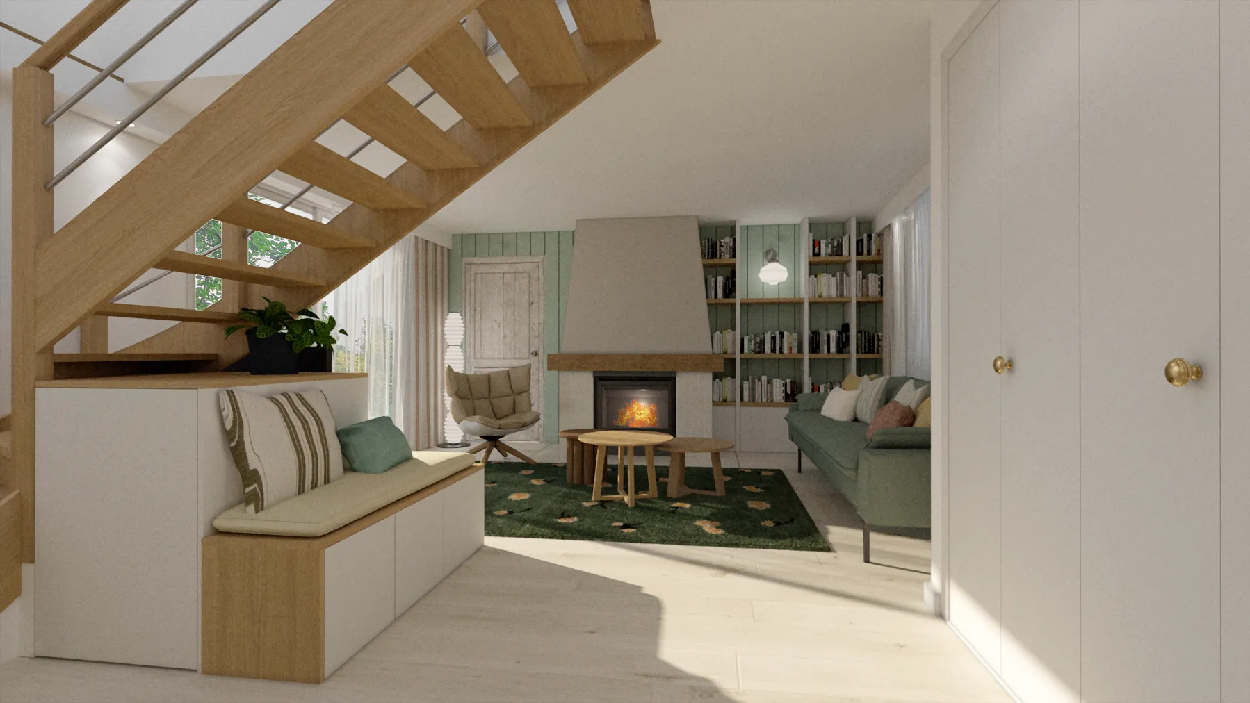 Projet Boineau - Projet particulier habitat à Piriac sur Mer en Loire Atlantique proche de Guérande. 
Décoration intérieur en bord de mer et réaménagement de la pièce de vie. Alexandre Cousseau architecte d'intérieur à Redon en Pays de la Loire