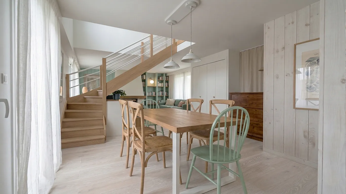 Projet Boineau - Projet particulier habitat à Piriac sur Mer en Loire Atlantique proche de Guérande. 
Décoration intérieur en bord de mer et réaménagement de la pièce de vie. Alexandre Cousseau architecte d'intérieur à Redon en Pays de la Loire