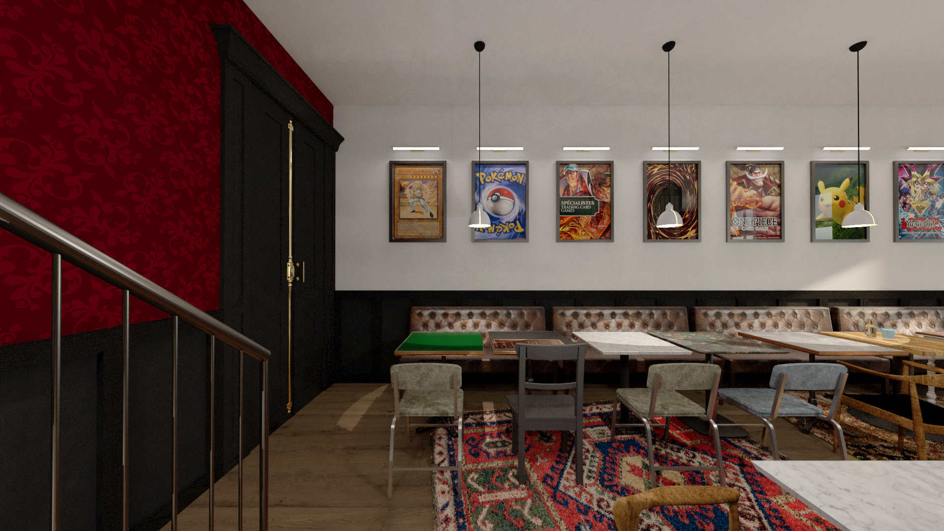 Projet Coin des Barons - Projet professionnel Retail à Bordeaux en Gironde, proche de Mérignac et bassin d'arcachon. Etude et conception d'une identité visuelle pour une boutique locale. Le travail de la gestion des flux, de valorisation de l’offre ainsi que de l’esthétique du point de vente permet l’augmentation du chiffre d’affaires.  Alexandre Cousseau architecte d'intérieur Pays de la Loire