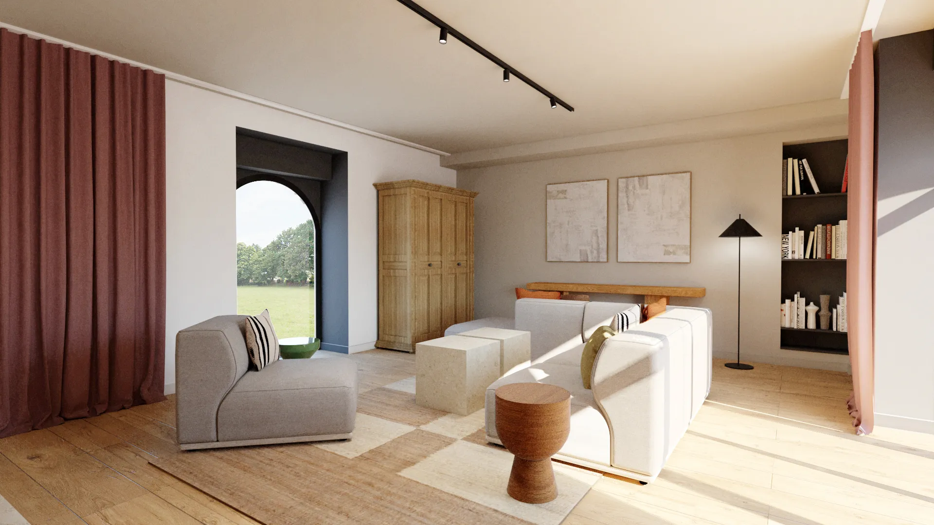 Projet Guerguelo - Projet particulier habitat à Plescop dans le Morbihan proche de Vannes. 
Rénovation et décoration d'une longère familiale à la campagne. Alexandre Cousseau architecte d'intérieur à Redon en Pays de la Loire