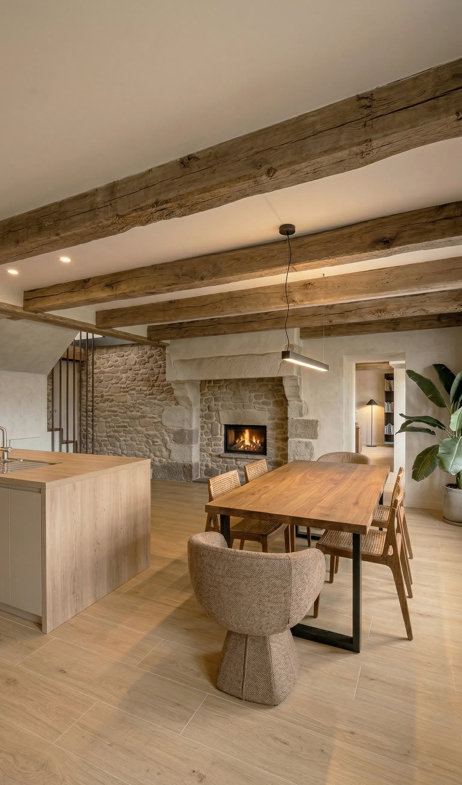 Projet Guerguelo - Projet particulier habitat à Plescop dans le Morbihan proche de Vannes. 
Rénovation et décoration d'une longère familiale à la campagne. Alexandre Cousseau architecte d'intérieur à Redon en Pays de la Loire
