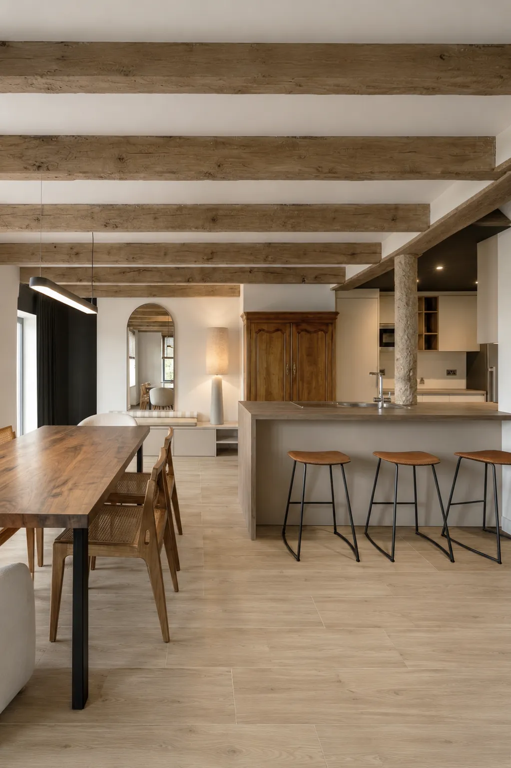 Projet Guerguelo - Projet particulier habitat à Plescop dans le Morbihan proche de Vannes. 
Rénovation et décoration d'une longère familiale à la campagne. Alexandre Cousseau architecte d'intérieur à Redon en Pays de la Loire