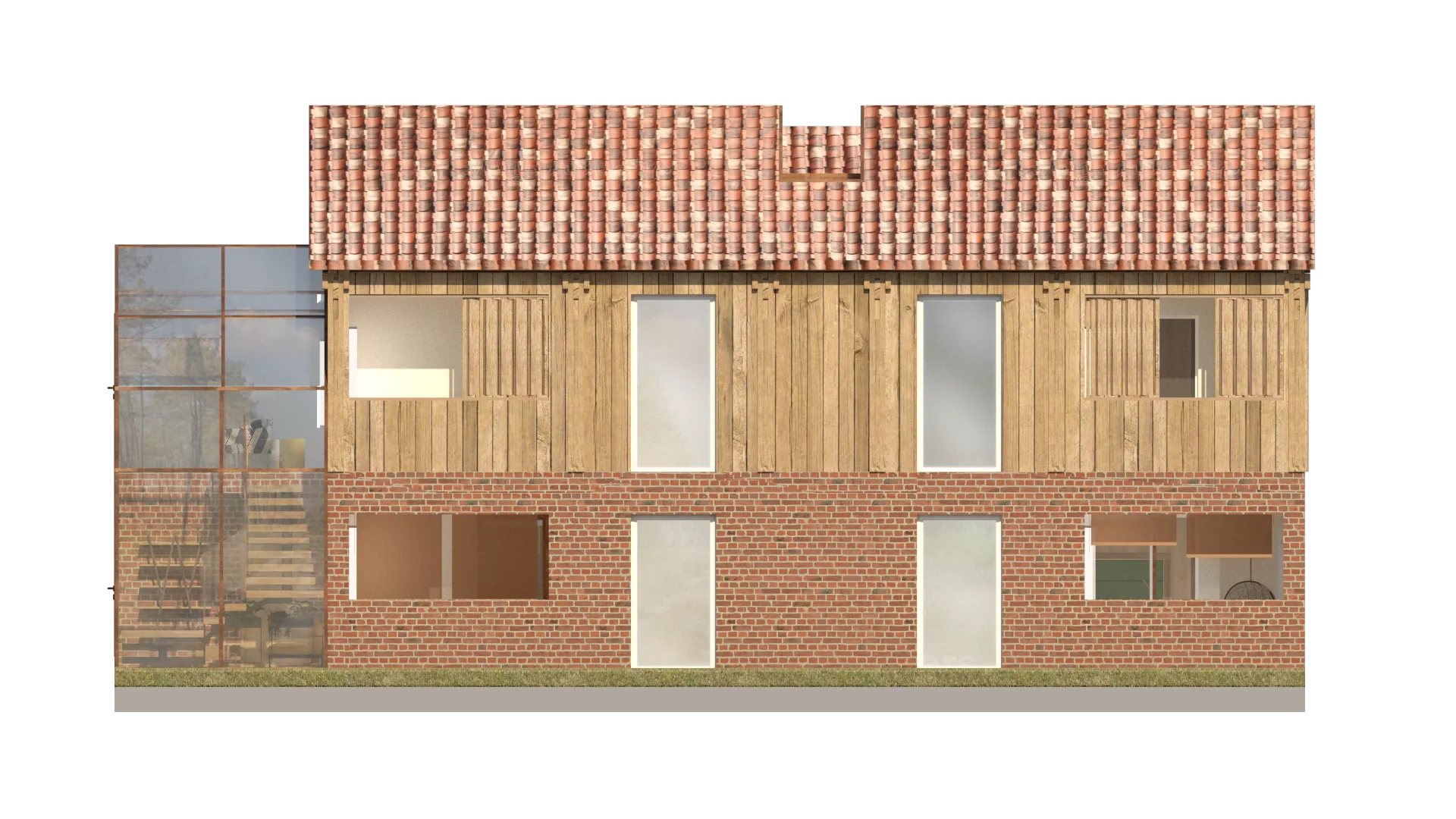 Projet Hôtel Sanguinet - Projet professionnel hôtellerie à Sanguinet proche de Bordeaux en Gironde. Réhabilitation d'une grange en hôtellerie de luxe. Alexandre Cousseau architecte d'intérieur à Redon Pays de la Loire