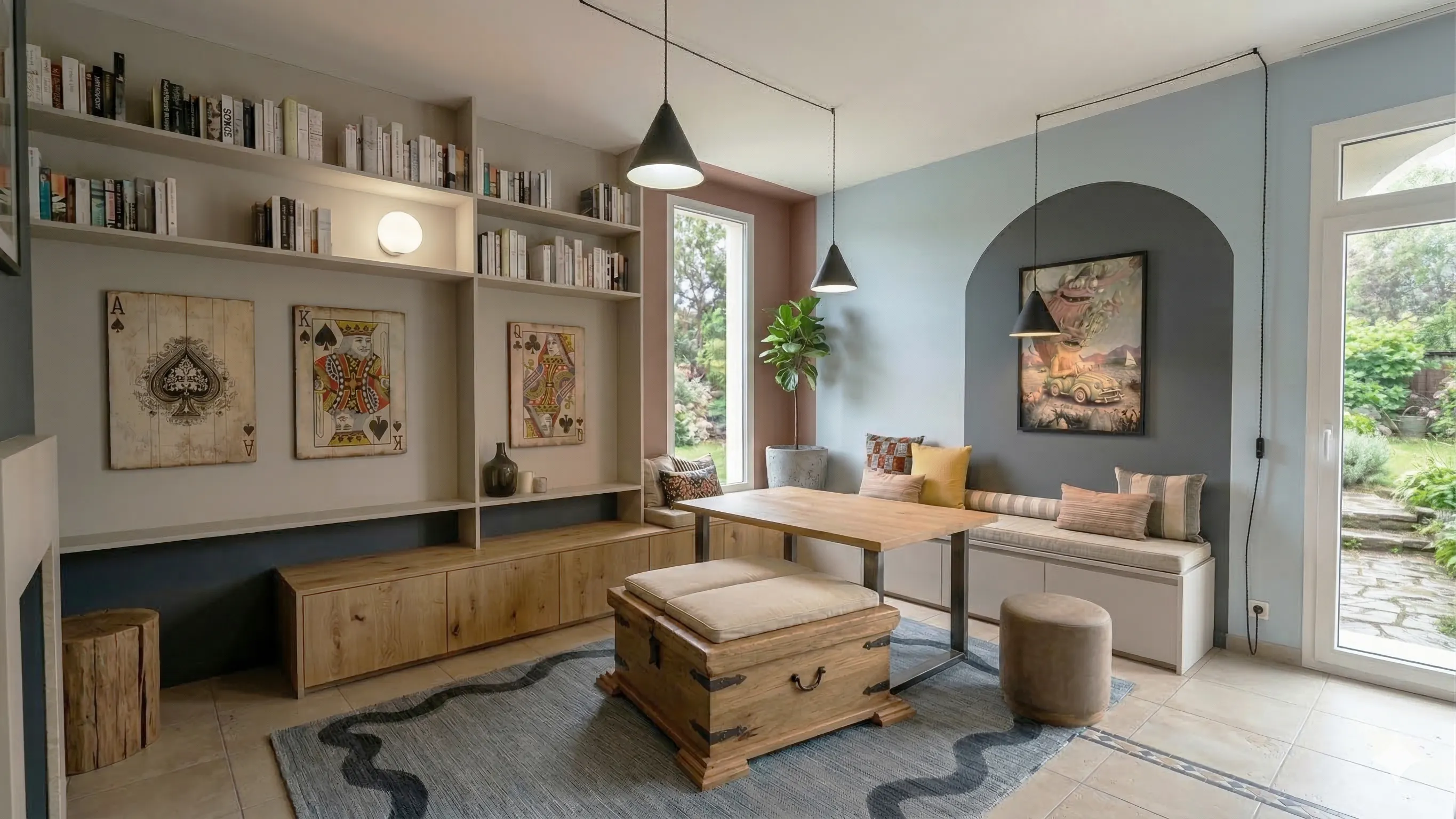 Projet Krynicki - Projet particulier habitat à Saint Nicolas de Redon en Loire Atlantique proche de Savenay. Conception et aménagement d'une pièce de vie au sein d'une maison. Alexandre Cousseau architecte d'intérieur à Redon en Pays de la Loire