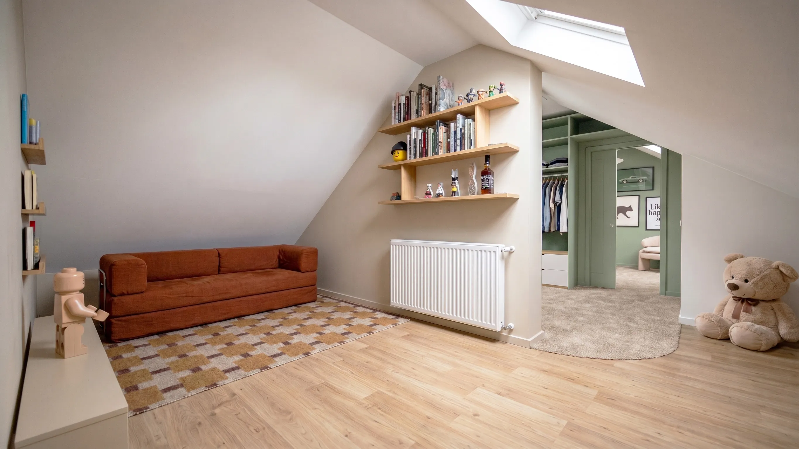 Aménagement d’un appartement à Saint Nazaire :  Conception et décoration des espaces, agencement sur mesure, création d'ambiances colorées. Alexandre Cousseau, Architecte d’intérieur à Redon.