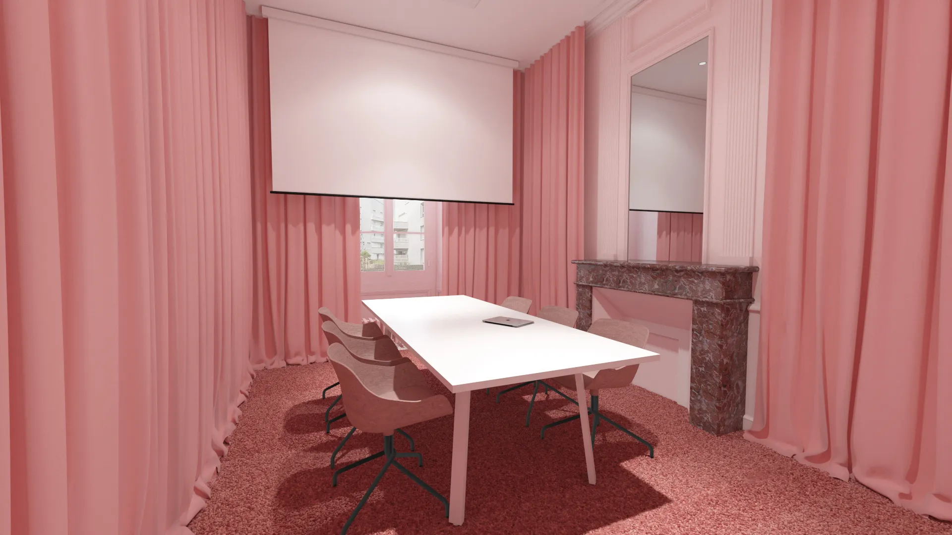 Projet Persagotière - Projet professionnel de bureaux Nantes en Loire Atlantique proche de Redon. Réhabilitation d'un château classé au patrimoine en espace de travail partagés : bureaux de coworking.
Contexte de télétravail. Alexandre Cousseau architecte d'intérieur à Redon Pays de la Loire