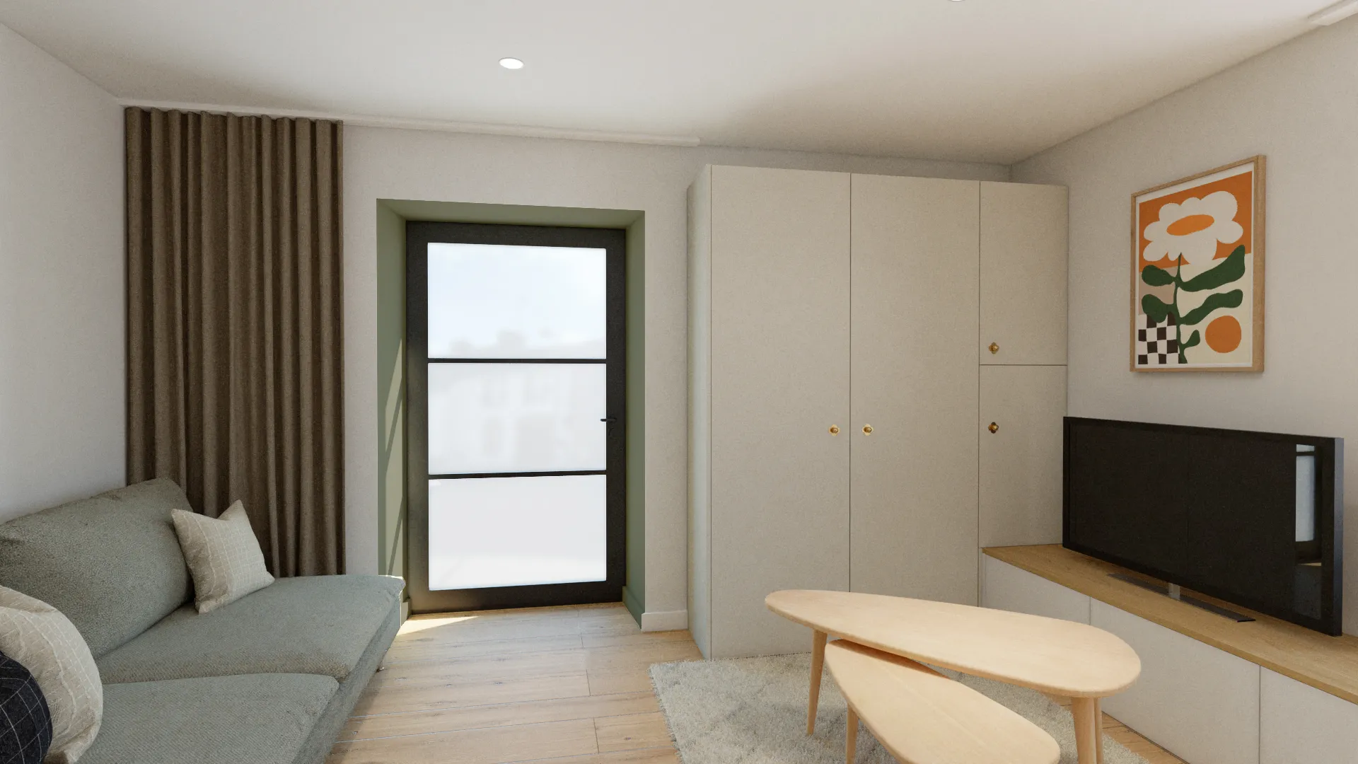 Projet Sanna - Projet particulier habitat Péaule dans le Morbihan proche de Vannes. 
Rénovation d'un appartement pour investissement locatif. Alexandre Cousseau architecte d'intérieur à Redon en Pays de la Loire