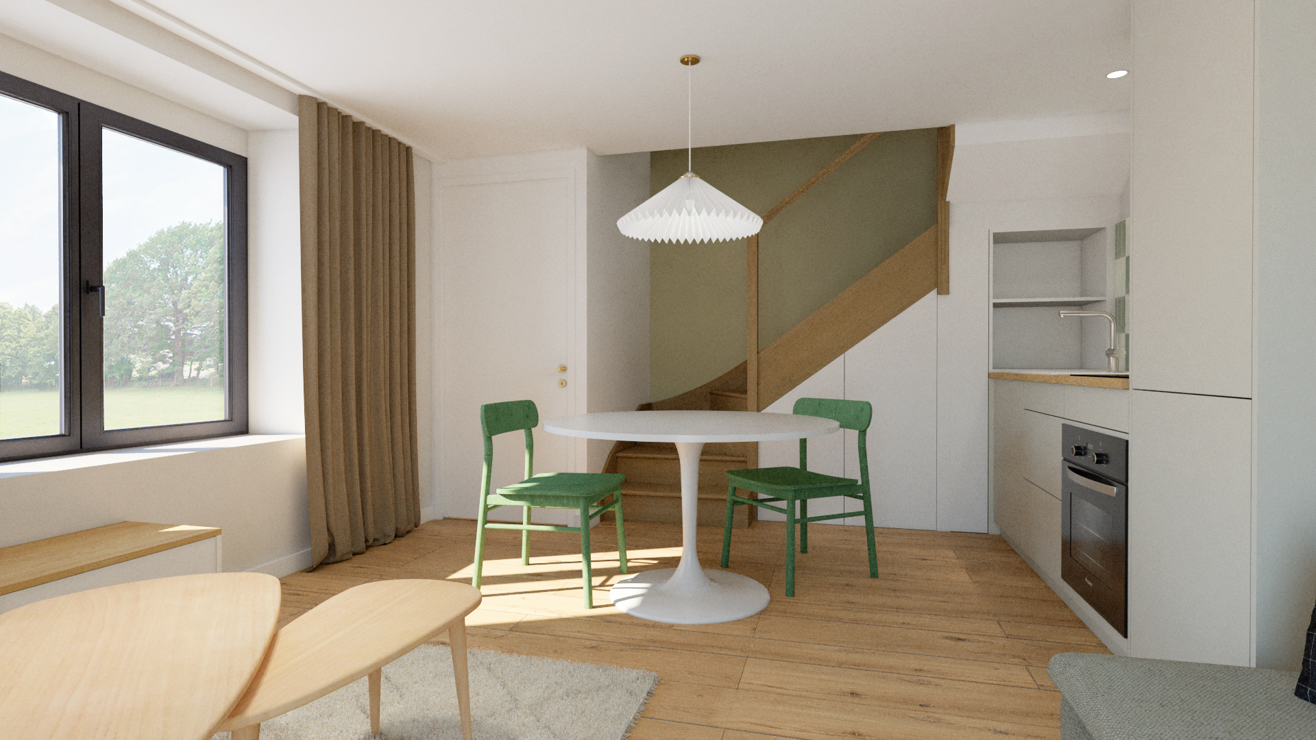 Projet Sanna - Projet particulier habitat Péaule dans le Morbihan proche de Vannes. 
Rénovation d'un appartement pour investissement locatif. Alexandre Cousseau architecte d'intérieur à Redon en Pays de la Loire