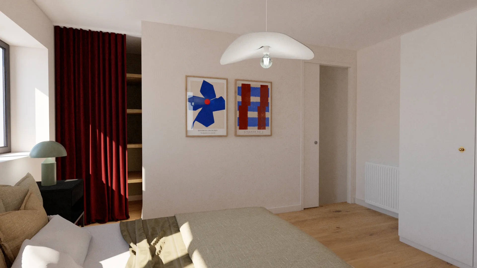 Projet Sanna - Projet particulier habitat Péaule dans le Morbihan proche de Vannes. 
Rénovation d'un appartement pour investissement locatif. Alexandre Cousseau architecte d'intérieur à Redon en Pays de la Loire